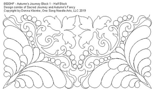 Autumn's Journey Block 1 Half - #8500HF - VP31