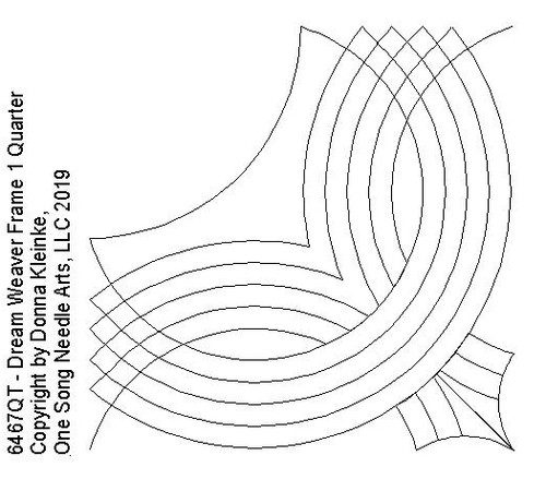 Dream Weaver Frame 1 Quarter - #6467QT (Incl in Frames Pkg #1-Simple-Density)