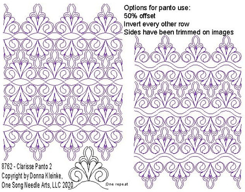 Clarisse Panto 2 - #8762 (in Panto Coll # - VP40
