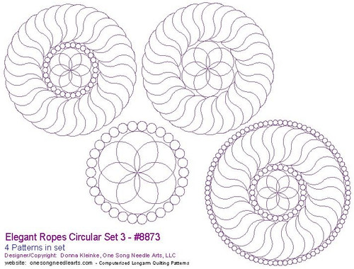 Elegant Ropes Circular Set 3 - 8873/Set3