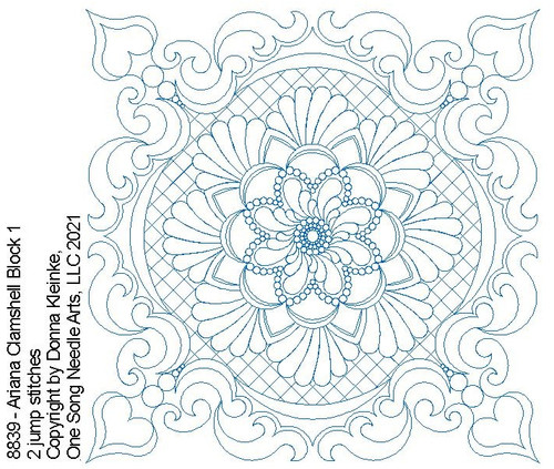 Ariana Clamshell Block 1 - 8839