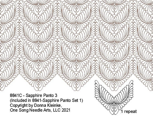 Sapphire Panto 3 - #8841C (Included in 8841-Sapphire Panto Set 1)