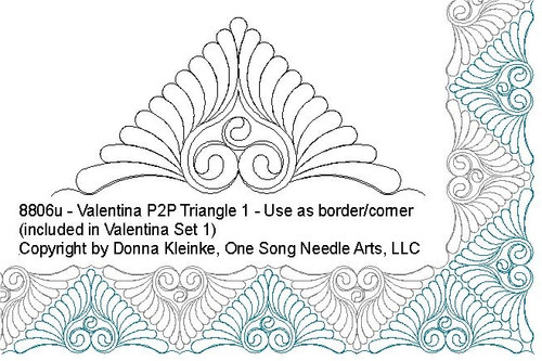 Valentina P2P Triangle 1 - #8806U (in Valentina Set 1)  (Incl in Triangles-Pkg#3-P2P)