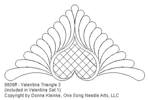 Valentina Triangle 3 - #8806FF (in Valentina Set 1) (Incl in TRIANGLES PKG #1-REG)