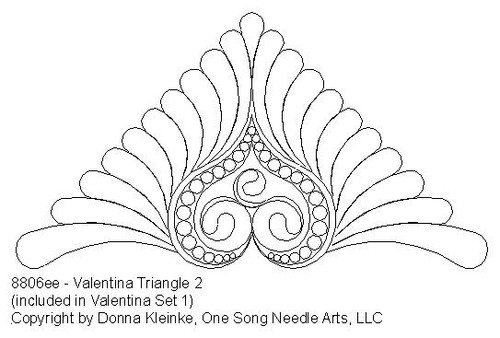 Valentina Triangle 2 - #8806EE  (in Valentina Set 1) (Incl in TRIANGLES PKG #1-REG)
