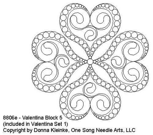 Valentina Block 5 - #8806E (in Valentina Set 1)
