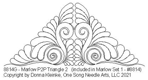 Marlow  P2P  Triangle 2 - #8814G  (included Marlow Set 1 - #8814) (Incl in Triangles-Pkg#2-P2P)