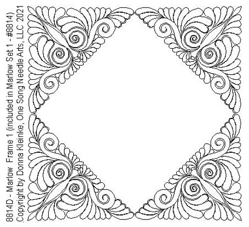 Marlow  Frame 1 - #8814D  (included Marlow Set 1 - #8814)