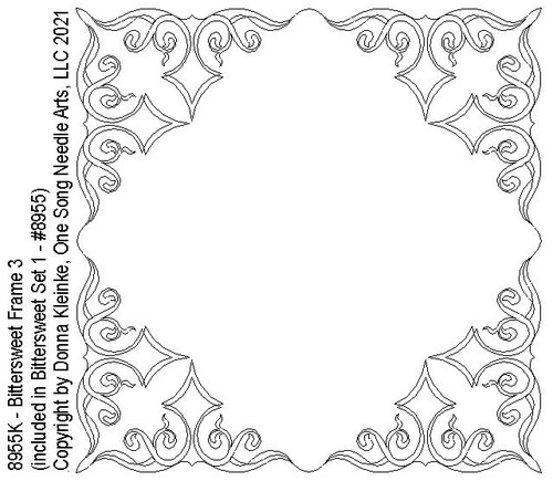 Bittersweet  Frame 3 - #8955K (included in Bittersweet Set 1 - #8955) - VP27  (Incl in Frames Pkg #1-Simple-Density)