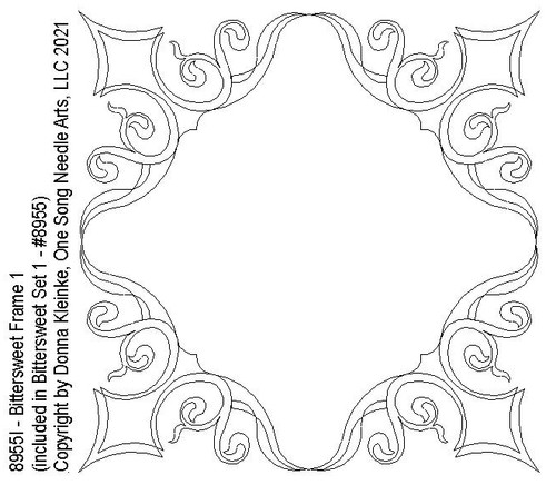 Bittersweet  Frame 1 - #8955I (included in Bittersweet Set 1 - #8955) (Incl in Frames Pkg #1-Simple-Density)