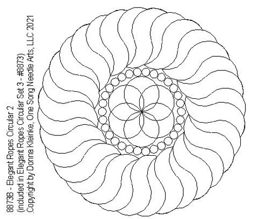Elegant Ropes Circular 2 - #8873B (included in Elegant Ropes Circular Set 3 - #8873/Set3)-