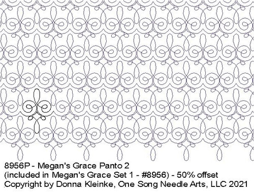 Megan's Grace Panto 2 - #8956P (included in Megan's Grace Set 1 - #8956/Set1)