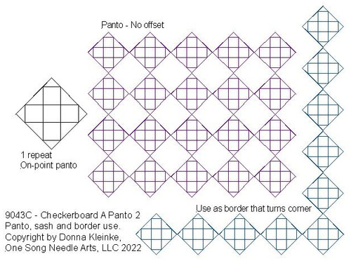 Checkerboard A Panto 2 - #9043C (in Pkg August 2022)  (In 2022 Panto Package)