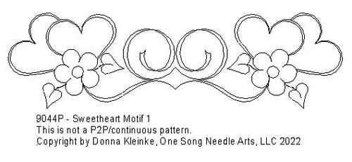 Sweetheart Motif 1 - #9044P (in Pkg #2 - August 2022) - VP10