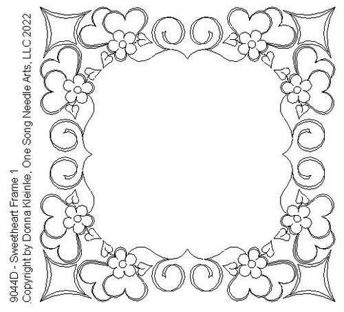 Sweetheart Frame 1 - #9044D (in Pkg #2 - August 2022)-
