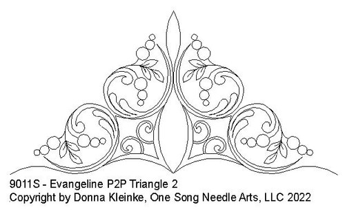 Evangeline P2P Triangle 2 - #9011S (in Pkg #3 - Sept 2022) - VP26   (Incl in Triangles-Pkg#2-P2P)