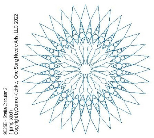 Stella Circular 2 - #9025E (in Pkg #4 - Oct 2022) (Incl in Circular Ptns Pkg #2-All-Densities)