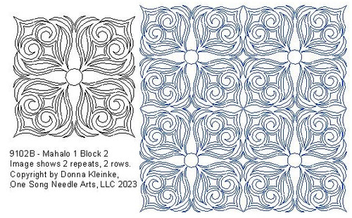 Mahalo Block 2 - 9102B (In Mahalo Set 1)  (Incl in Block Pkg #1-Simple-Density)