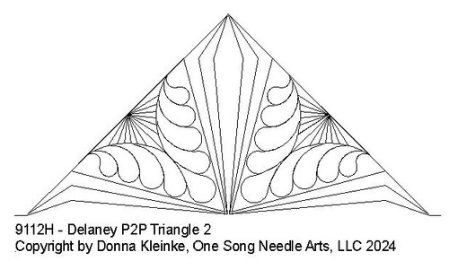 Delaney P2P Triangle 2- # 9112H (In Pkg #8-Jan-2024-A)  (Incl in Triangles-Pkg#2-P2P)