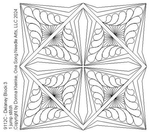 Delaney Block 3 - # 9112C (In Pkg #8-Jan-2024-A)