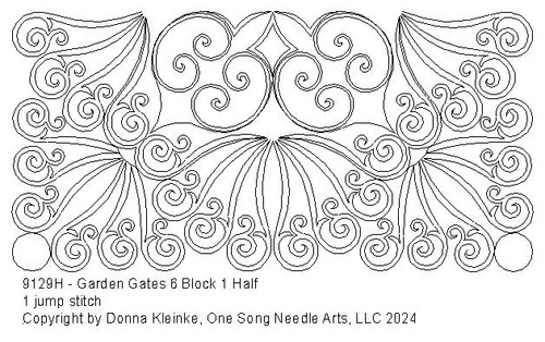 Garden Gates 6 Block 1 Half - #9129H  (In Pkg #10-March 2024-A) (Incl in Block Pkg #3-Mid-Density)