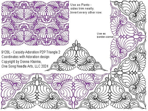Cassidy-Adoration P2P Triangle 2 - #9128L  (In Pkg #10-March 2024-A) (Incl in Triangles-Pkg#2-P2P)