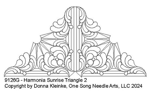 Harmonia Sunrise Triangle 2 - #9126G  (In Pkg #10-March 2024-A) (Incl in TRIANGLES PKG #1-REG)