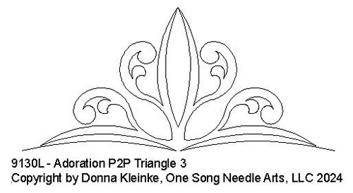 Adoration  P2P Triangle 3 - #9130L  (In Pkg #11-March 2024-B) (Incl in Triangles-Pkg#2-P2P)