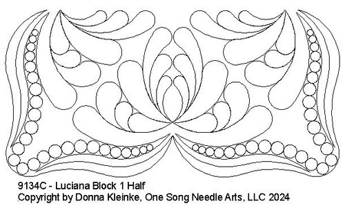 Luciana Block 1 Half  - #9134C (In Pkg #11-March 2024-B)
