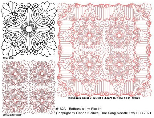 Bethany's Joy Block 1  - # 9162A  (In Pkg #14-May 2024A) (Incl in Block Pkg #2-Mid-Density)