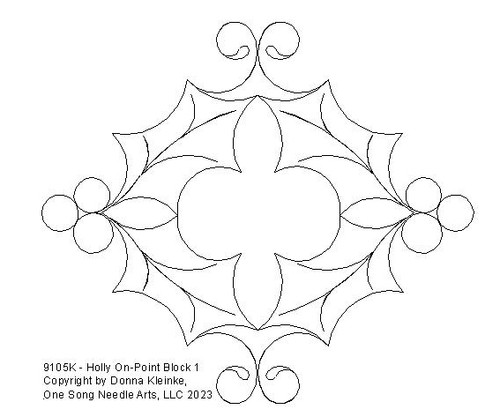 Holly On-Point Block 1 - #9105K (In Holly Set 1)  (Incl in Block Pkg #1-Simple-Density)