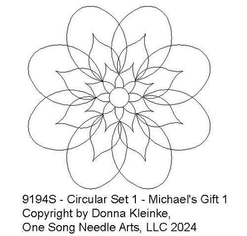 Circular Set 1 - Michael's Gift 1 - #9194S (In Circular Set 1 - #9194 Series)-