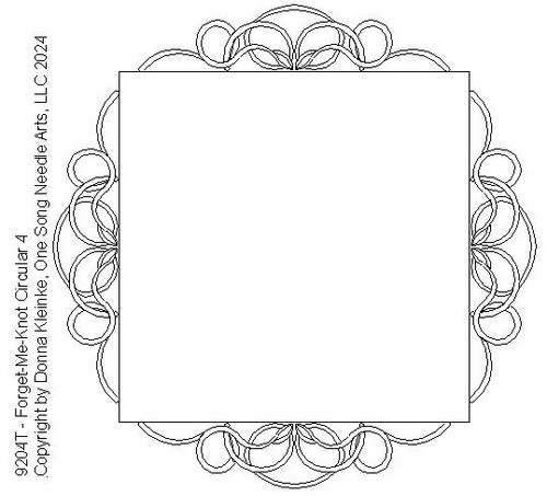 Forget-Me-Knot 1 Circular 4 - #9204T  (In Forget-Me-Knot Set #1-#9204 Series)   (Incl in Circular Ptns Pkg #1-All-Densities)