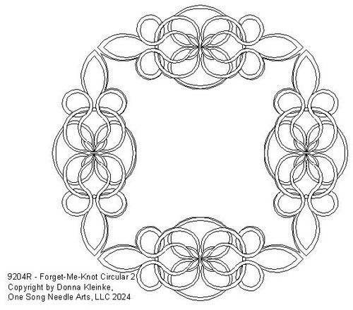 Forget-Me-Knot 1 Circular 2 - #9204R  (In Forget-Me-Knot Set #1-#9204 Series)-