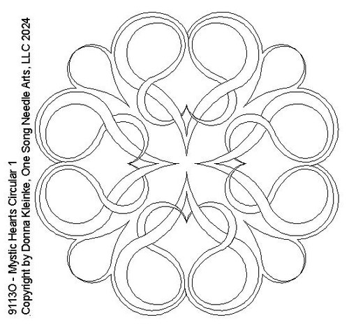 Mystic Hearts  Circular 1 - #9113O  (included in Mystic Hearts Set 1 - 9113 Series)