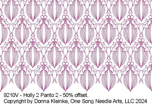 Holly 2 Panto 2 - #9210V  (included in Holly Set #2 - 9210 Series)