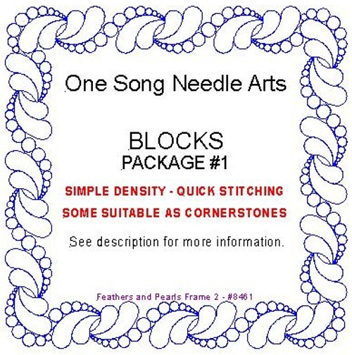 BLOCKS PKG #1 - SIMPLE DENSITY -150 Patterns