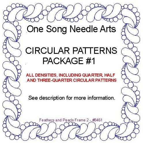 CIRCULAR PATTERNS PKG #1 - ALL DENSITIES - 116 Patterns