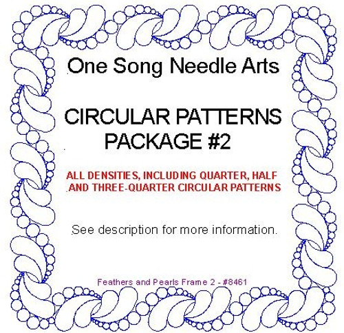 CIRCULAR PATTERNS PKG #2 - ALL DENSITIES - 121 Patterns