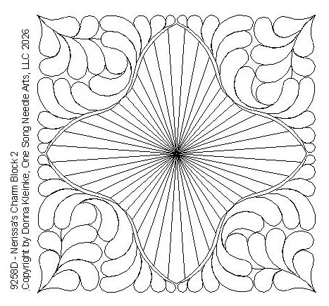 Nerissa's Charm Block 2 - #9258D