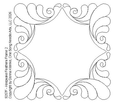 Keepsake Feathers Frame 2 - #9257F