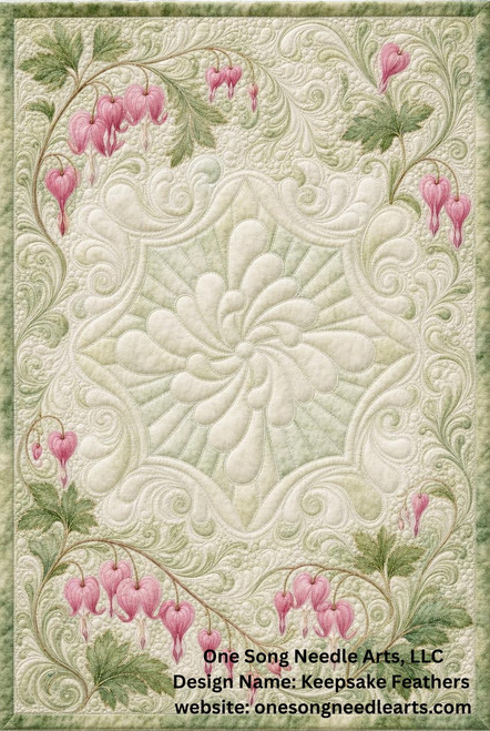 Keepsake Feathers Block 1 - #9257A