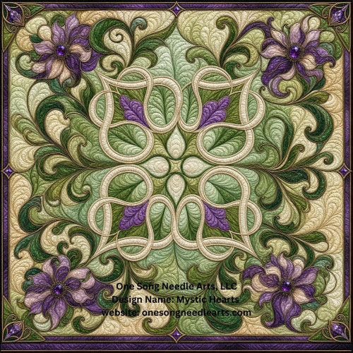 Mystic Hearts Block 3 - #9113C  (included in Mystic Hearts Set 1 - 9113 Series)  (Incl in Block Pkg #1-Simple-Density)