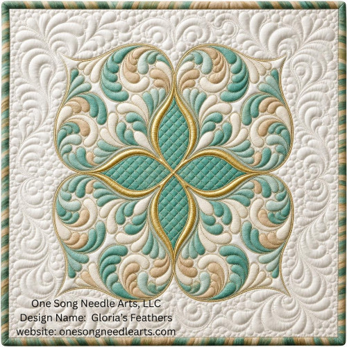 Gloria's Feathers Block 5 - #8600
