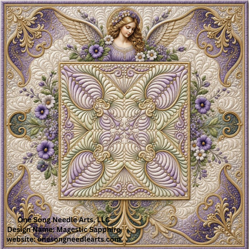 Majestic Sapphire Block Set 1 (4 patterns)  #8878/Set