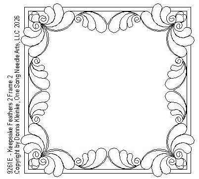 Keepsake Feathers 2 - Frame 2 - #9261E