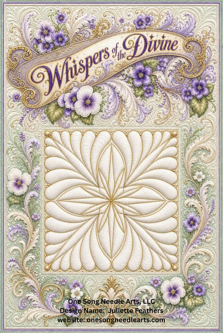 Juliette Feathers Block 3 - #8574-VP2