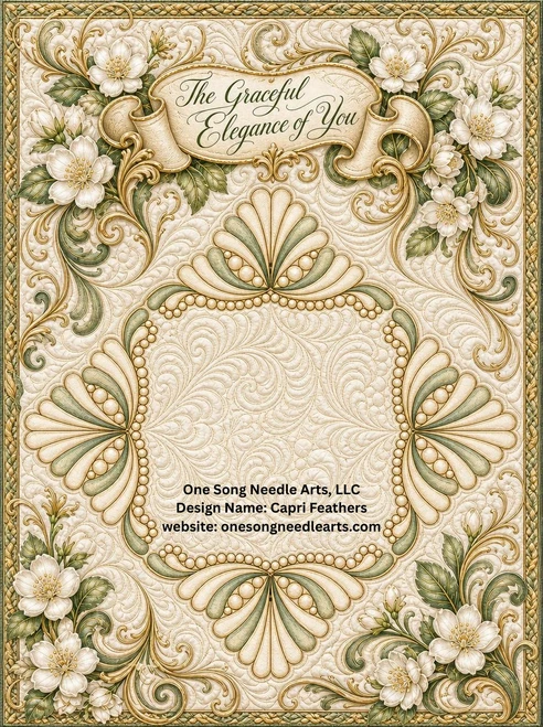 Capri Feathers 2 Frame 1 - #A7768 - VP40