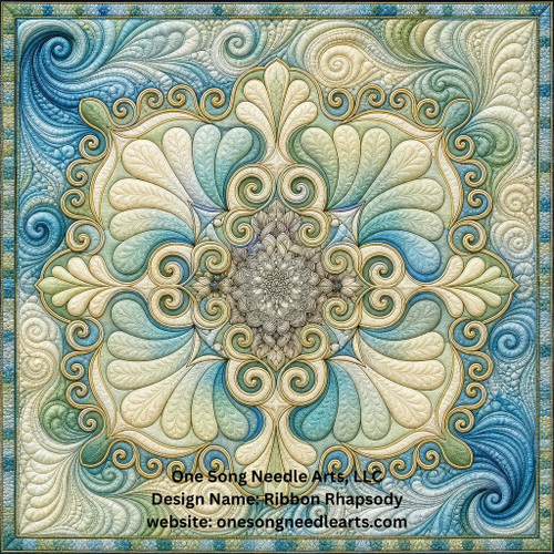 Ribbon Rhapsody 2 Block 2 - #7185 (Incl in Block Pkg #2-Mid-Density)