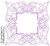 Irises and Ribbons Frame 1 - #8283 - VP25-
